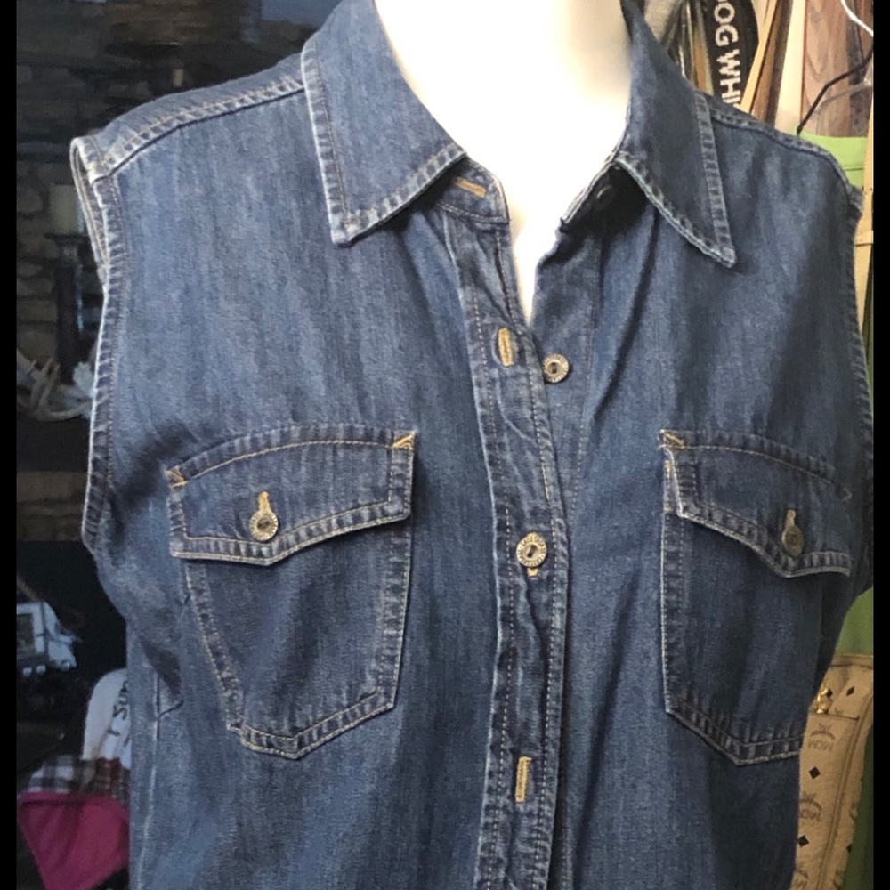 Shirt jean denim women’s - Picture 2 of 9